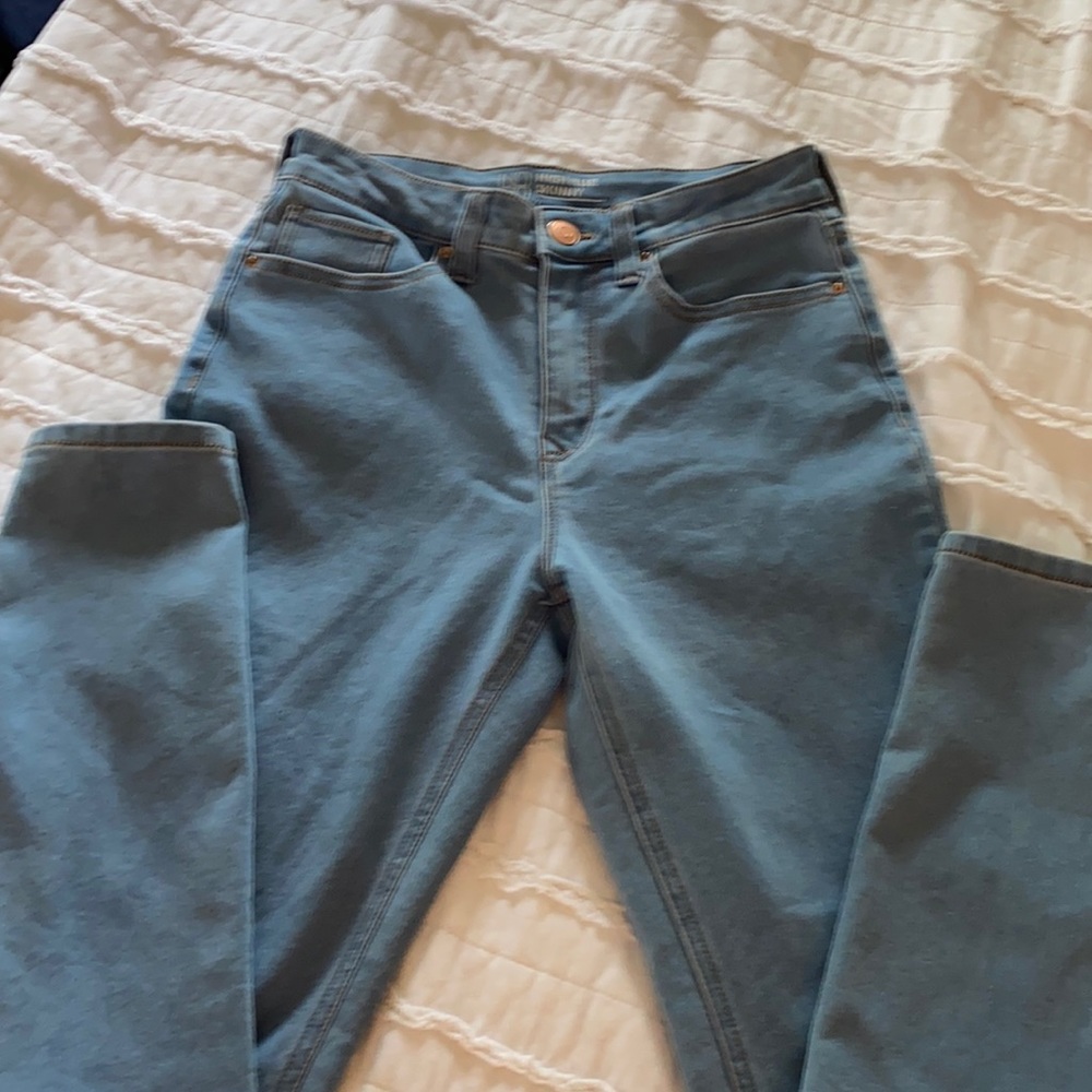 Light blue skinny jeans
